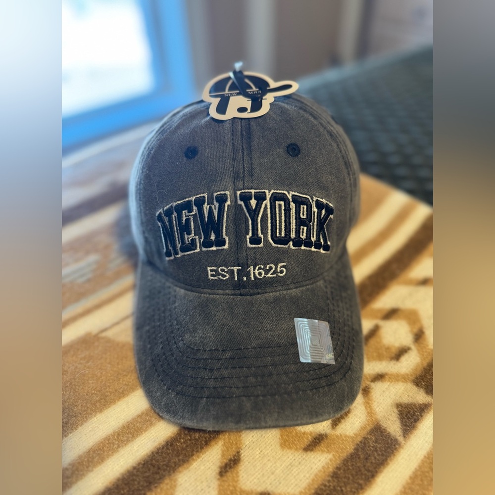 New York Embroidered Baseball Cap by New League- NWT